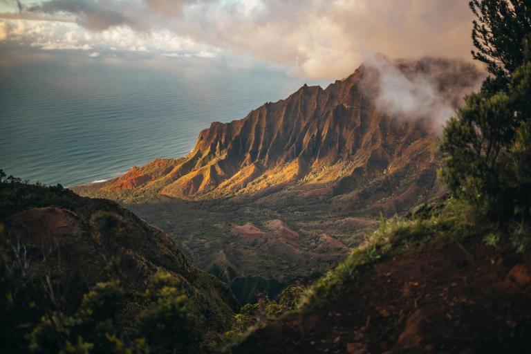 Kalalau Valley Mountains Scenic View Kalalau Valley Mountains Scenic View
