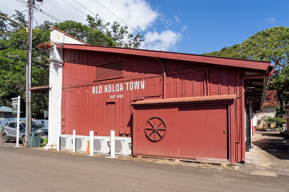 Old Koloa Town is a Quaint plantation-era village housing shops, restaurants and exhibits about Koloa's sugar history.